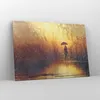 Bild auf Leinwand - Leinwandbild - Frau Regen - 100x70cm - Produktbild-Vorschau 4