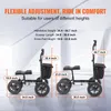 VEVOR knee scooter, deambulatore in alluminio con manubrio Anteprima dell’immagine prodotto 3