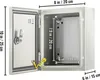 SucceBuy 10x8x6" NEMA 4X Stahlgehäuse, IP66 wasserdichter Produktbild-Vorschau 8