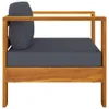 7-tlg. Garten-Lounge-Set mit Dunkelgrauen Auflagen Produktbild-Vorschau 5