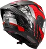 LS2 FF807 Dragon Trax Carbon Helm, carbon/rot/weiß, M Produktbild-Vorschau 5