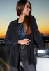 LASCANA Paillettenshirt dunkelblau Größe 44/46 Produktbild-Vorschau 4