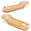 Tisch Mini Bowling Spiel Set Holz Desktop Dekoration Kinder Produktbild-Vorschau 6