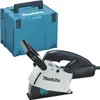 A Makita wall chaser and its storage case are displayed against a white background. Podgląd zdjęcia produktu