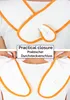 Lätzchen für Erwachsene, 45x107 cm, orange, 100% Polyester Produktbild-Vorschau 2