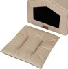 A dog bed and its cushion are shown against a white background. Náhled obrázku produktu
