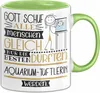 Aquarium-Tüftlerin Geschenk Becher Tasse Gott Schuf Alle Produktbild-Vorschau 1