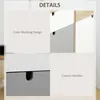 HOMCOM Beistell-Sideboard Wohnzimmer-Aufbewahrungsmöbel mit Produktbild-Vorschau 5