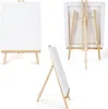 Belle Vous 4 Stk Kleine Staffelei Holz Tisch mit Leinwand Produktbild-Vorschau 4