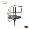 Podesttreppe Stahltreppe 5 Stufen Freistehend Höhe 95cm Produktbild-Vorschau 3