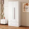Flieks Armoire penderie avec 2 tiroirs et 2 portes, armoire Voir les images du produit 2