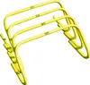 A set of yellow agility hurdles on a white background. Voir les images du produit
