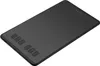 A black graphics tablet is shown from a slightly elevated angle against a white background. Produktbild-Vorschau