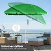 Sekey Sonnenschirm 180 cm Rund Balkonschirm Strandschirm Produktbild-Vorschau 7