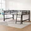 Flieks poschodová posteľ kovová posteľ 140x200cm so Náhľad obrázku produktu 2