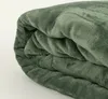 Große Kuscheldecke aus Microfaser einfarbig jade grün Produktbild-Vorschau 1