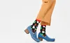Happy Socks Bring It On Sock, kerstpret op zwart Produktbild-Vorschau 10