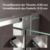doporro Duschkabine U-Form 100x100x100 cm Ravenna36UK Produktbild-Vorschau 7