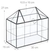 Terrarium in Form eines Glashauses für Zimmerpflanzen Produktbild-Vorschau 4