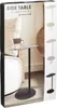 The image shows the packaging of a side table, with a lifestyle shot of the table in use on the front. Produktbild-Vorschau