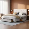 ProximaX Doppelbett 160x200 cm, Polsterbett mit 3 Produktbild-Vorschau 2