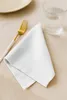 Musselin-Servietten Weiß 45x45 cm – weiche Tischservietten Produktbild-Vorschau 2