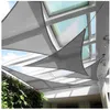 Vela parasole impermeabile 4x4x4m ModernHome - grigia Anteprima dell’immagine prodotto 3