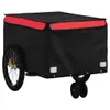 Fahrradanhänger Schwarz und Rot 30 kg Eisen - Produktbild-Vorschau 4