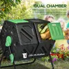 Outsunny Composteur de jardin - bac à compost pour déchets Voir les images du produit 3