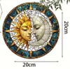 GKA XL Sonnenfänger Sonne und Mond 20 cm Buntglas Produktbild-Vorschau 4