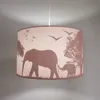 Olucia - SAFARI - Pendelleuchte für Kinderzimmer - Rosa Produktbild-Vorschau 5