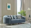 Villa Möbel Sofa Set Angela Blau Stellvariante:3+2 Produktbild-Vorschau 5