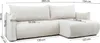 Ecksofa Schlafsofa ONTARIO in Stoff Poso Braun Ottomane Produktbild-Vorschau 5