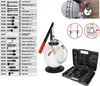 A collage of images showing a fluid transfer system, adapters, and a case. Podgląd zdjęcia produktu