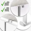 com-four®: 2 ganchos de acero inoxidable para puertas, de Vista previa de la imagen del producto 3