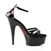 DELIGHT-662 Damen Sandale von Pleaser, Schwarz EU 37, US 7 Produktbild-Vorschau 5