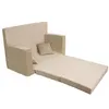 Divano pieghevole 3 in 1 Flumi per bambini, beige, 92x60 cm Anteprima dell’immagine prodotto 4