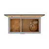 QLS Casetta per gatti in legno 86x47x37cm con anticamera Anteprima dell’immagine prodotto 5
