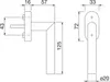 Fenstergriff Ams.E0400/US956 VA ma 32-42mm Produktbild-Vorschau 2