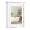 A white medicine cabinet with a mirrored door, reflecting a bathroom scene. Anteprima dell’immagine prodotto