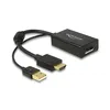 DELOCK HDMI Adapter A -> Displayport St/Bu +USB Strom 4K Produktbild-Vorschau 2