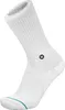 A single white sock is shown against a white background. Produktbild-Vorschau