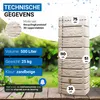 4rain SLIM STONE DECOR wandtank 500 L zandbeige Productafbeelding-voorbeeld 4