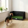 Hundetoilette 75 x 51 cm Hundeklo mit Kunstrasen Produktbild-Vorschau 3