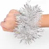 1 Paar Lametta-Armbänder, buntes elastisches Band, für Produktbild-Vorschau 8