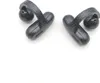 Two black wireless earbuds are shown on a white background. Voir les images du produit