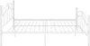 vidaXL Bett Weiß Metall 160x200 cm Produktbild-Vorschau 3