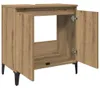 vidaXL Waschbeckenunterschrank Artisan-Eiche 58x33x60 cm Produktbild-Vorschau 4
