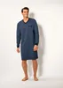 LE JOGGER Nachthemd 2 -teilig blau-marine Größe 56/58 Produktbild-Vorschau 4