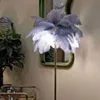 Stehlampe mit Federschirm und 3 Lichtquellen, Höhe 160 cm, Produktbild-Vorschau 10